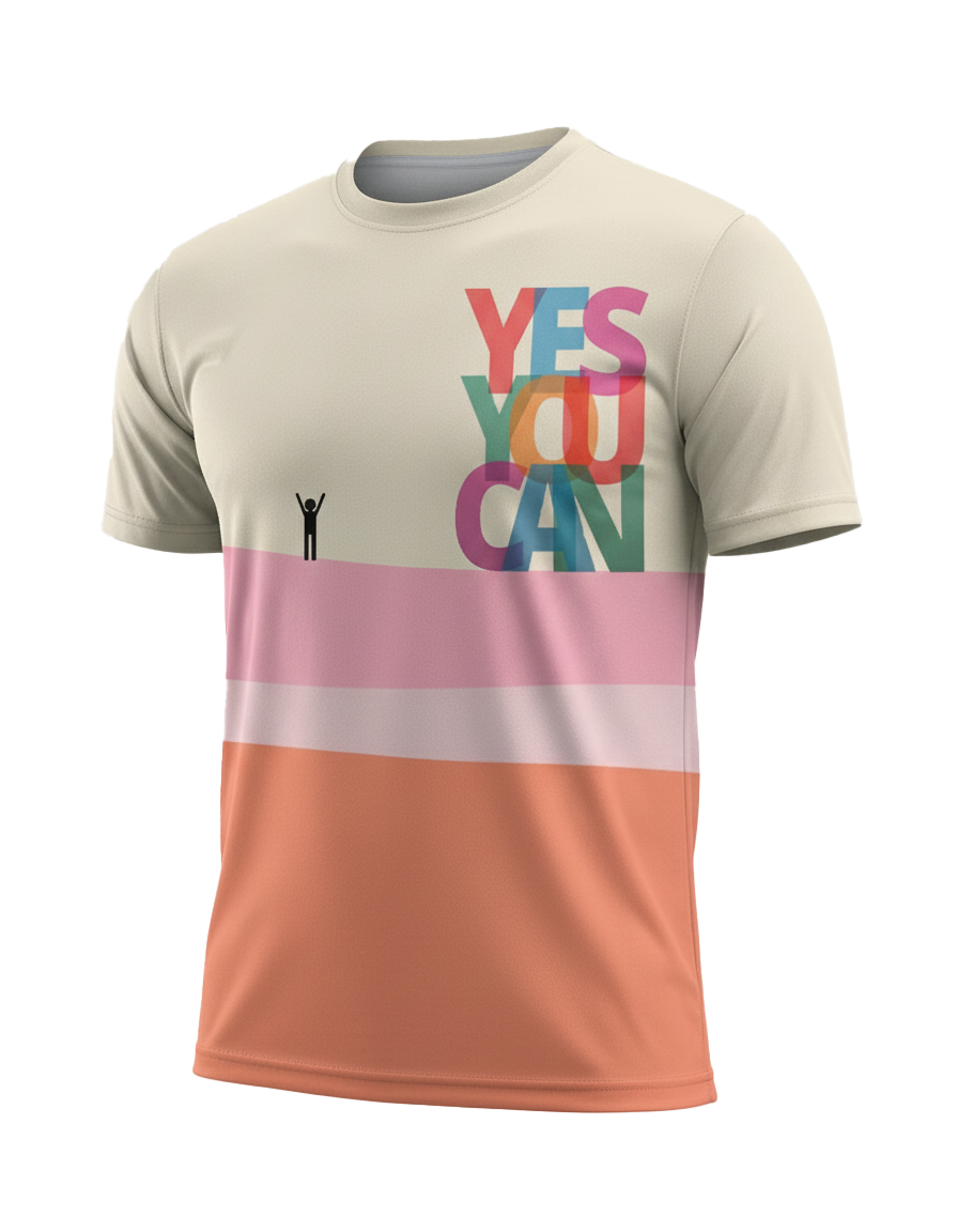 Yes You Can - Dry-fit Sports T-Shirt